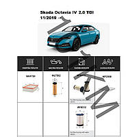 Комплект фільтрів Skoda Octavia IV 2.0 TDI (2019-) WIX