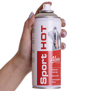 Розігріваючий спрей для м'язів Alivio SPORT HOT AC-006 400мл Код AC-006, фото 4