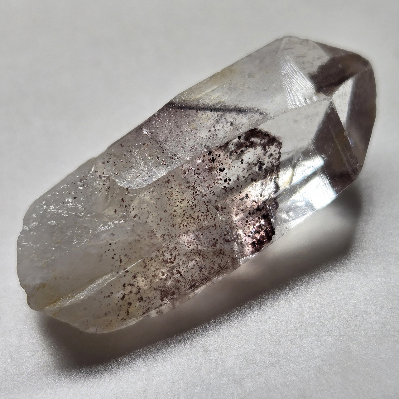 Фантомний кварц – природній кристал для створення прикрас, натуральный камінь 42 ct