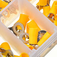 Набір обтискних клем з ізоляцією 480 шт / 30 видів - Професійні клеми для проводки, фото 2