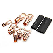 Професійний набір 140 в 1 - мідні з'єднувальні клеми та термоусадочні трубки, фото 4