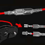 Набір обтискних клем з ізоляцією - 270 шт (2.8 мм, 4.8 мм, 6.3 мм) - конектори - клеми мама-тато - SLV, фото 6