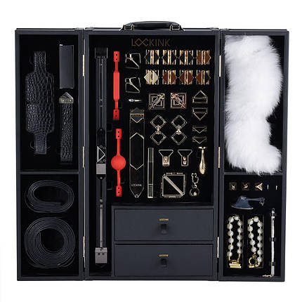 БДСМ-набор LOCKINK All-in-1 BDSM Play Kit - Crocodile Leather, фото 1