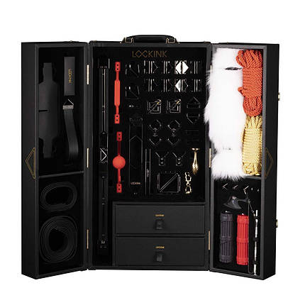 БДСМ-набор LOCKINK All-in-1 BDSM Play Kit - Black Color, фото 1