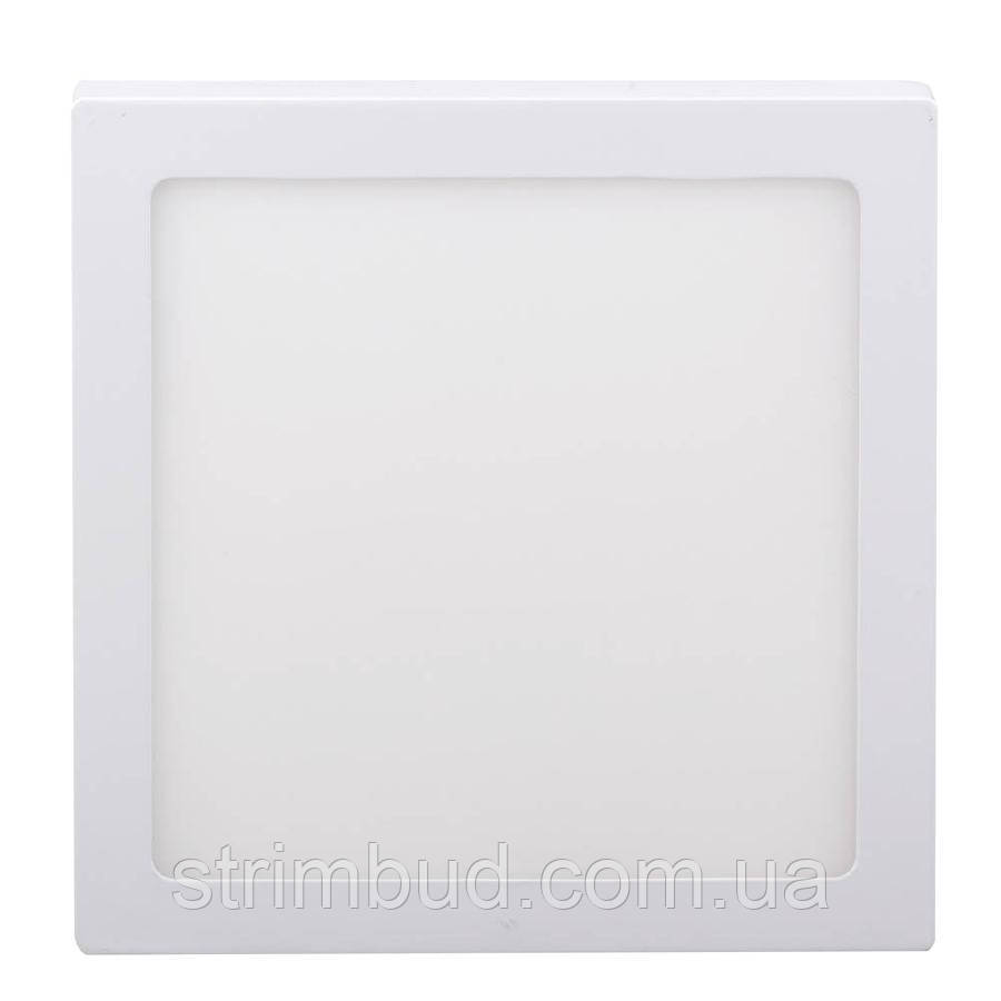 Светильник точечный накладной Євросвітло 18Вт квадрат LED-SS-225-18 4200К