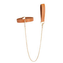 Поводок LOCKINK Tied Collar with Leash Set - Brown, фото 2