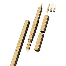 Ексклюзивний тиклер LOCKINK 5-head Flirting Tickler — Golden з п'ятьма насадками, фото 2