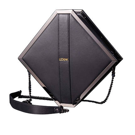 Сумка LOCKINK Mysterious Square Kink Bag - Black, фото 1