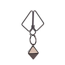 Затискачі для сосків із важкою підвіскою LOCKINK Nipple Clamps with Heavy Pendant - Grey, фото 3