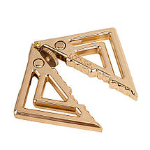 Затискачі для сосків із легкою підвіскою LOCKINK Adjustable Nipple Clamps with Light Pendant - Golden, фото 4