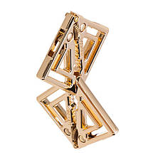 Затискачі для сосків із легкою підвіскою LOCKINK Adjustable Nipple Clamps with Light Pendant - Golden, фото 5