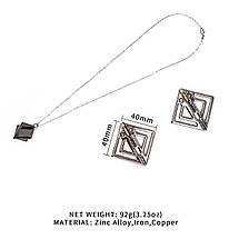 Затискачі для сосків із легкою підвіскою LOCKINK Adjustable Nipple Clamps with Light Pendant - Grey, фото 3