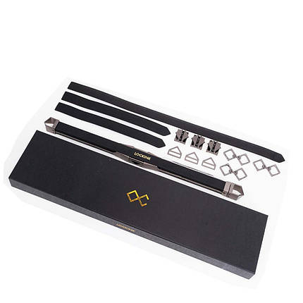 Фіксатор-розпірка LOCKINK Adjustable Spreader Bar Set — Black, фото 1