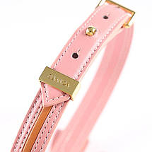 Поводок LOCKINK SEVANDA Love Heart Butterfly Leather Collar Set - Pink, фото 4