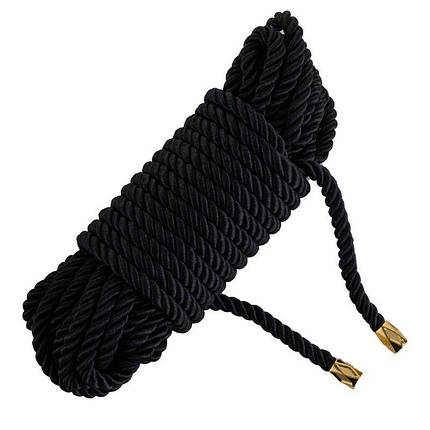 Мотузка для ударарі LOCKINK SEVANDA Shibari Pratice Rope Black, 8 метрів, фото 1