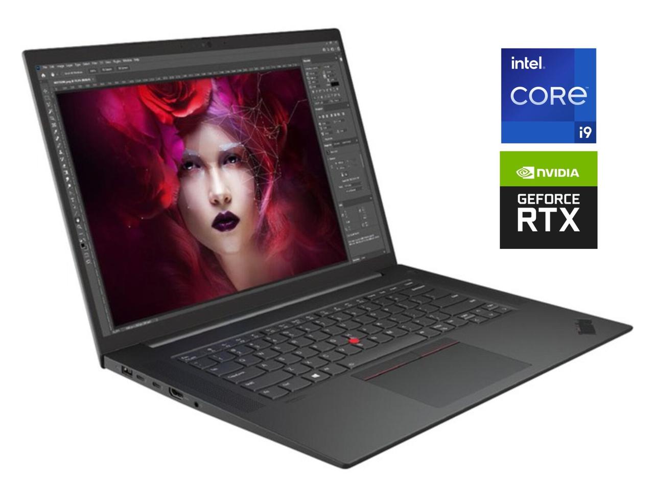 Ігровий ноутбук Lenovo ThinkPad P1 Gen 4/ 15.6" 3840x2160/ i9-11950H/ 32GB RAM/ 2000GB SSD NVMe/ RTX 3080 16GB