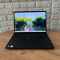 Ігровий ноутбук Lenovo ThinkPad P1 Gen 4/ 15.6" 3840x2160/ i9-11950H/ 32GB RAM/ 2000GB SSD NVMe/ RTX 3080 16GB, фото 3