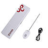 Уретральний зонд LOCKINK SEVANDA Vibrating & E-stim Metal Urethral Sounding — White, фото 9
