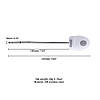 Уретральний зонд LOCKINK SEVANDA Vibrating & E-stim Metal Urethral Sounding — White, фото 11
