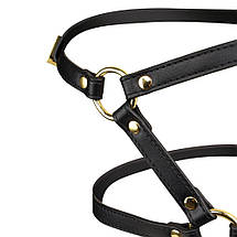 Маска-збруя для орального сексу LOCKINK SEVANDA Blowjob Head Harness, фото 5