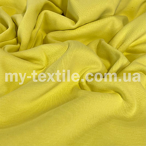 Рібана гладка трикотажна гумка ширина 180 см Світло М'ятний