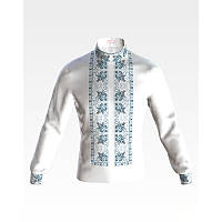 Заготовка чоловічої вишиванки "Ніжний орнамент" для вишивки бісером (СЧ046кБнннн)