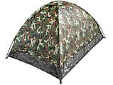 Туристичний Намет з чохлом двомісний до 5000 мм Mil-Tec Igloo 14207020 Woodland, фото 9