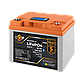 Акумулятор LP LiFePO4 12,8V - 50 Ah (640Wh) (BMS 80А/50A) пластик LCD Smart BT, фото 3