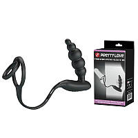 Ерекційне кільце з анальним вібро стимулятором Pretty Love-VIBRATION PENIS Sleeve III LYBAILE Кайф