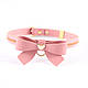 Повідець LOCKINK SEVANDA Love Heart Butterfly Leather Collar Set - Pink 18+, фото 5