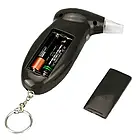 Персональний портативний алкотестер з LED дисплеєм Alcohol Tester Чорний Кишеньковий алкотестер, фото 4