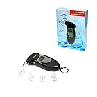 Персональний портативний алкотестер з LED дисплеєм Alcohol Tester Чорний Кишеньковий алкотестер, фото 5