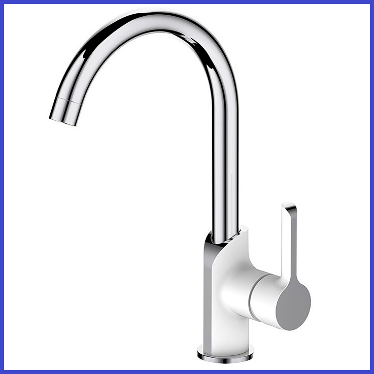 Змішувач для кухні БІЛИЙ MIXXUS PREMIUM EDEM 017 (WHITE) (MI5844), фото 1