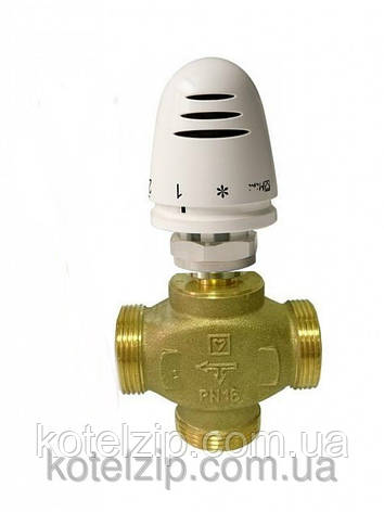 HERZ ATATÜRK-TS-RD клапан DN20 (1") 1776139 + головка Herz mini, фото 3