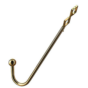 Анальний гак LOCKINK Golden Adjustable Anal Hook Set  БОМБА