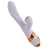 Вібратор-кролик з флогером LOCKINK SEVANDA Whip Vibrating Massage Wand - White & Golden Bomba💣, фото 2
