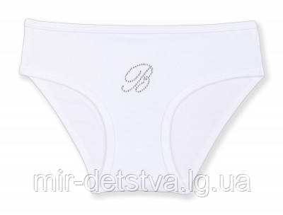 Трусики Білі для дівчаток зі стразиками ТМ Baykar, Туреччина гуртом р.5 (146-152 см)