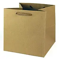 Подарунковий пакет 150х150х150, коричневий