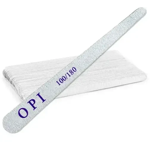 Пилка манікюрна крапля OPI 100/180, пилка для нігтів на паперовій основі, фінішна пилочка для манікюру