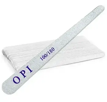 Пилка манікюрна крапля OPI 100/180, пилка для нігтів на паперовій основі, фінішна пилочка для манікюру