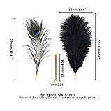 Лоскітка LOCKINK SEVANDA Natural Peacock Flirting Feather Tickler, перо павича, фото 6