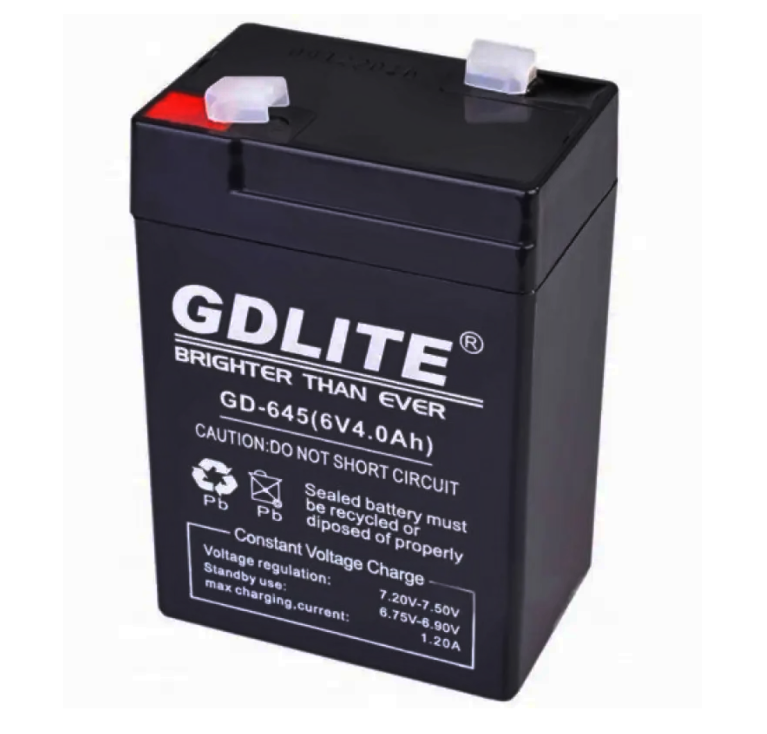 Акумулятор свинцево-кислотний GDLITE GD-645 6V 4.0Ah