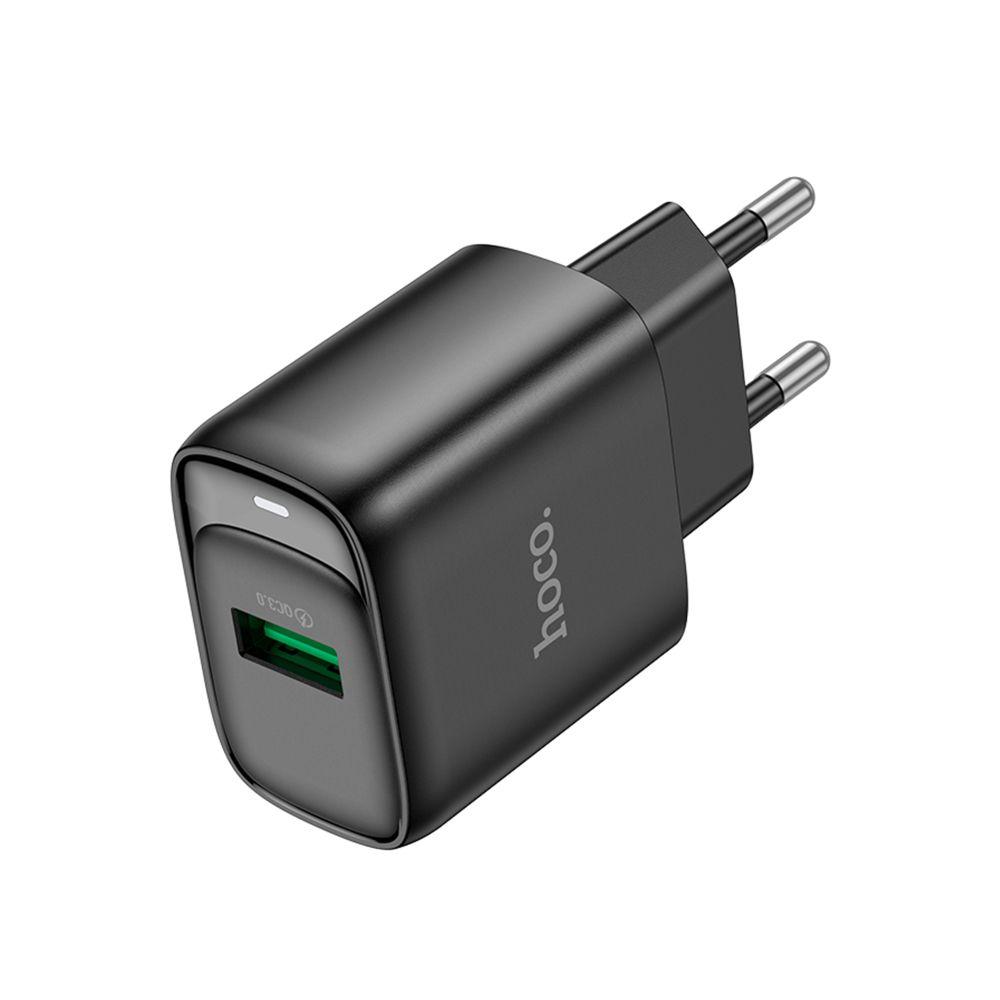 Мережевий Зарядний Пристрій Hoco C140A 1USB QC 18W Колір Чорний