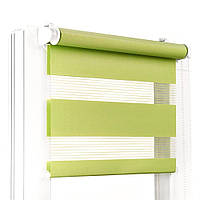 Роллеты День Ночь Жалюзи Рулонная штора День-Ночь Салатовая