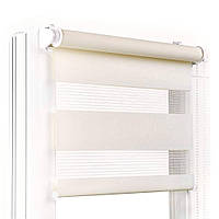 Роллеты День Ночь Жалюзи Рулонная штора День-Ночь Светло-бежевая