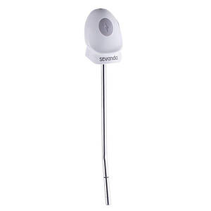 Уретральний зонд LOCKINK SEVANDA Vibrating & E-stim Metal Urethral Sounding — White