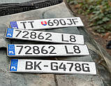 Дублікат номерного знака державного стандарта 2024 року (дубликат автономера), фото 4