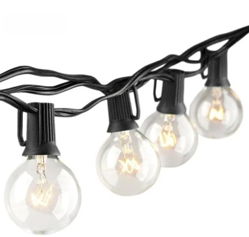 Гірлянда Led_rgb_girlanda_r 3000 см мережеві садові лампи 15м 50шт Ip44 водонепроникний ланцюг шнур для тераси