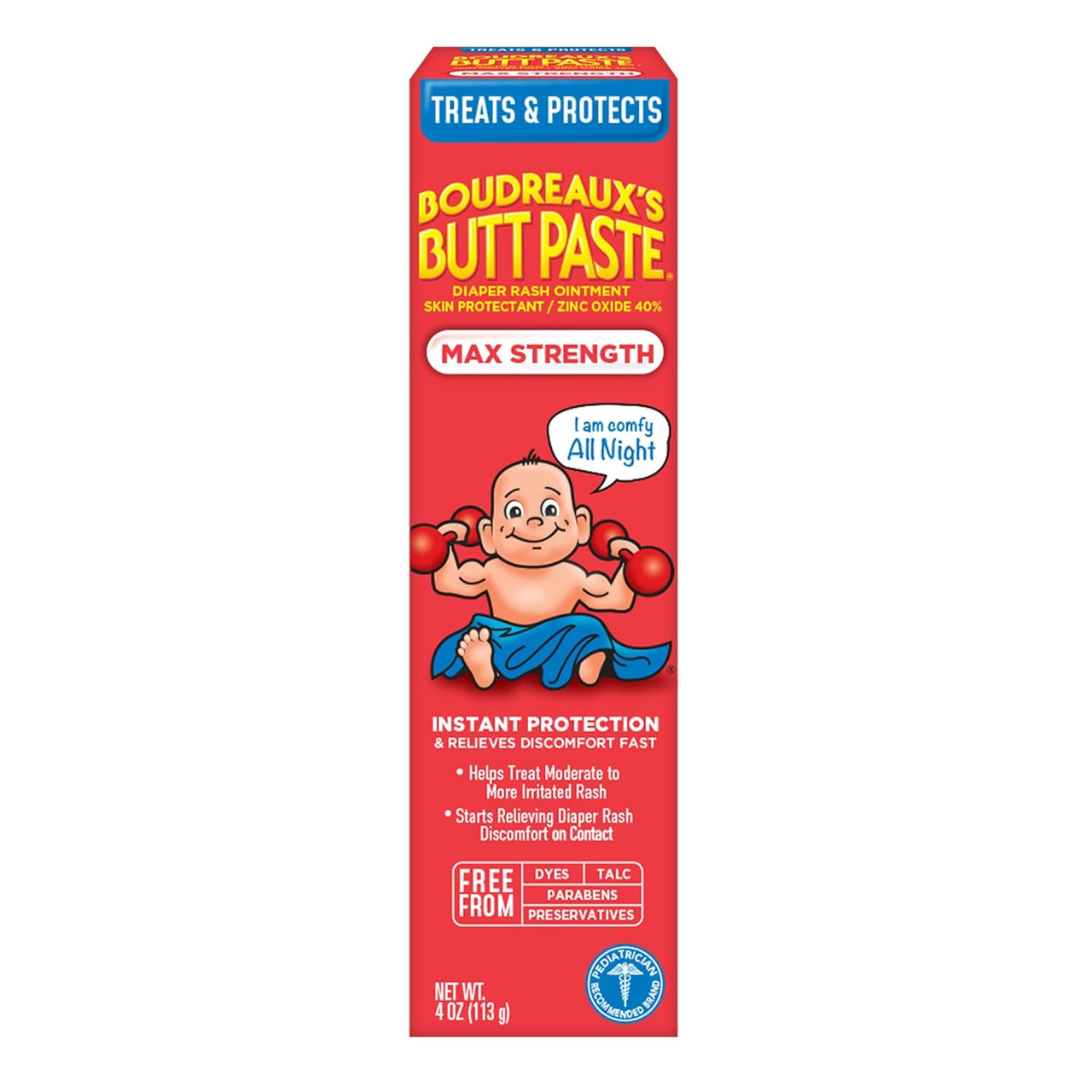 Дитячий крем від попрілостей Boudreaux's Butt Paste 113 г, фото 1