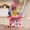 Великий багатофункціональний дитячий набір Кухня супермаркет 83 предмети Все найкраще для ігор у кухаря і продавця, фото 3